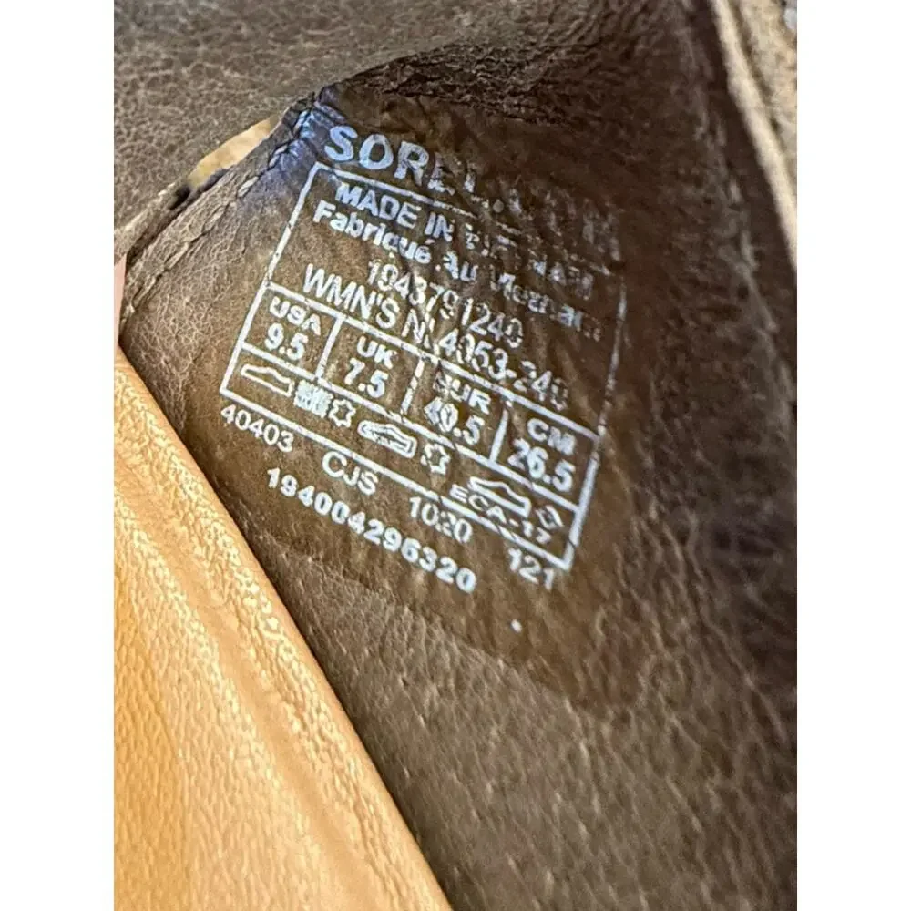 Sorel sandals metallic